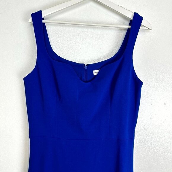 DRESS THE POPULATION Sloane Sleeveless Sheath Dress in Electric Blue Size Large - Picture 4 of 11